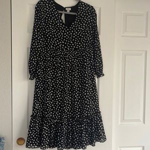 J Crew Factory Polka Dot Women's Maxi Dress